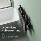 glasvolla Duschablage zum Bohren oder Kleben Duschregal Badablage 40cm Badezimmerablage zur Wandmontage Badezimmer Organizer Reglo-03