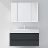 Glasvilla armoire de toilette avec éclairage LED armoire de toilette armoire murale miroir de salle de bain armoire miroir-04