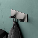 glasvilla Appendiabiti da Parete, Attaccapanni da Muro in Acciaio Inossidabile per Camera da Letto, Ingresso, Cucina, Stalo-04+05