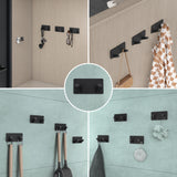 glasvilla Appendiabiti da Parete, Attaccapanni da Muro in Acciaio Inossidabile per Camera da Letto, Ingresso, Cucina, Stalo-04+05