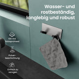 glasvilla Appendiabiti da Parete, Attaccapanni da Muro in Acciaio Inossidabile per Camera da Letto, Ingresso, Cucina, Stalo-04+05