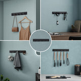 glasvilla Appendiabiti da Parete, Attaccapanni da Muro in Acciaio Inossidabile per Camera da Letto, Ingresso, Cucina, Stalo-04+05