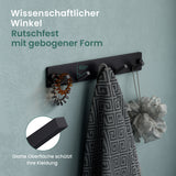 glasvilla Appendiabiti da Parete, Attaccapanni da Muro in Acciaio Inossidabile per Camera da Letto, Ingresso, Cucina, Stalo-04+05