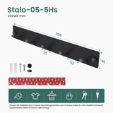 glasvilla Appendiabiti da Parete, Attaccapanni da Muro in Acciaio Inossidabile per Camera da Letto, Ingresso, Cucina, Stalo-04+05