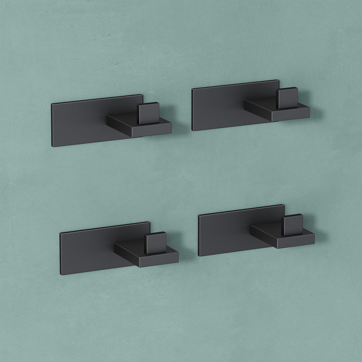 glasvilla Appendiabiti da Parete in Acciaio Inossidabile 304, Attaccapanni da Muro per Camera da Letto, Ingresso, Cucina, Stalo-06+Stalo-07