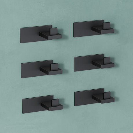 glasvilla Appendiabiti da Parete in Acciaio Inossidabile 304, Attaccapanni da Muro per Camera da Letto, Ingresso, Cucina, Stalo-06+Stalo-07