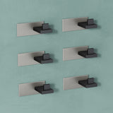 glasvilla Appendiabiti da Parete in Acciaio Inossidabile 304, Attaccapanni da Muro per Camera da Letto, Ingresso, Cucina, Stalo-06+Stalo-07