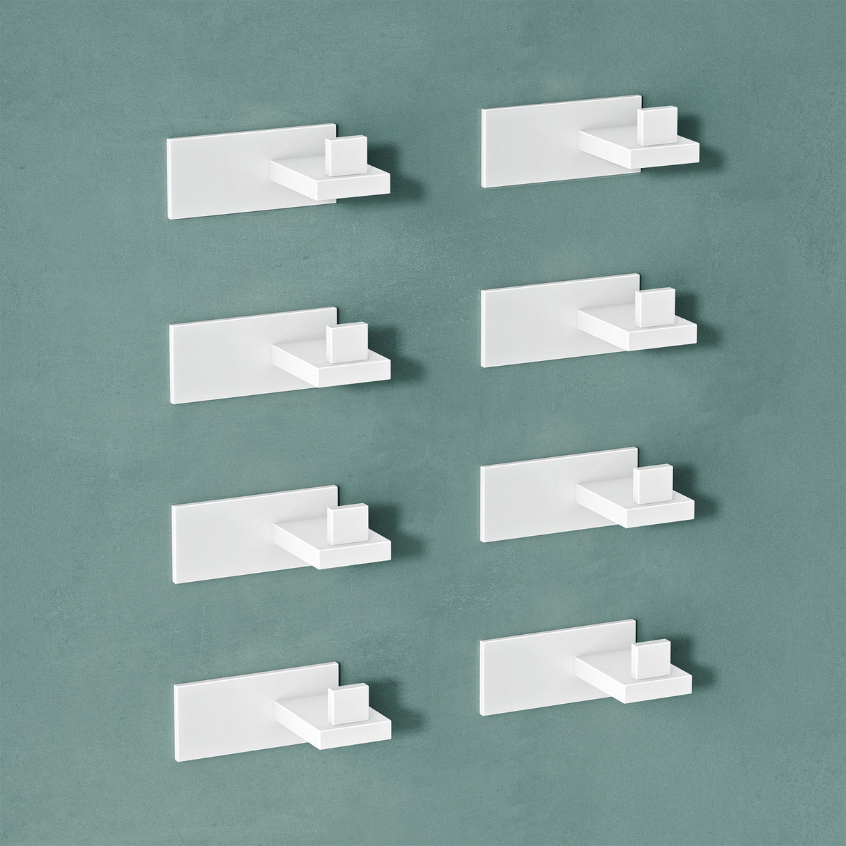 glasvilla Appendiabiti da Parete in Acciaio Inossidabile 304, Attaccapanni da Muro per Camera da Letto, Ingresso, Cucina, Stalo-06+Stalo-07