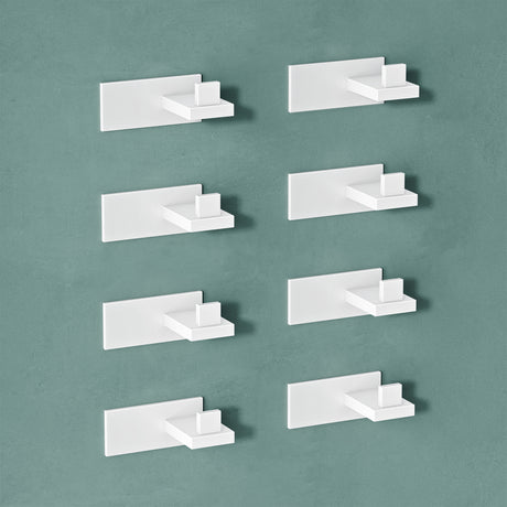 glasvilla Appendiabiti da Parete in Acciaio Inossidabile 304, Attaccapanni da Muro per Camera da Letto, Ingresso, Cucina, Stalo-06+Stalo-07