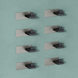 glasvilla Appendiabiti da Parete in Acciaio Inossidabile 304, Attaccapanni da Muro per Camera da Letto, Ingresso, Cucina, Stalo-06+Stalo-07