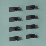 glasvilla Appendiabiti da Parete in Acciaio Inossidabile 304, Attaccapanni da Muro per Camera da Letto, Ingresso, Cucina, Stalo-06+Stalo-07