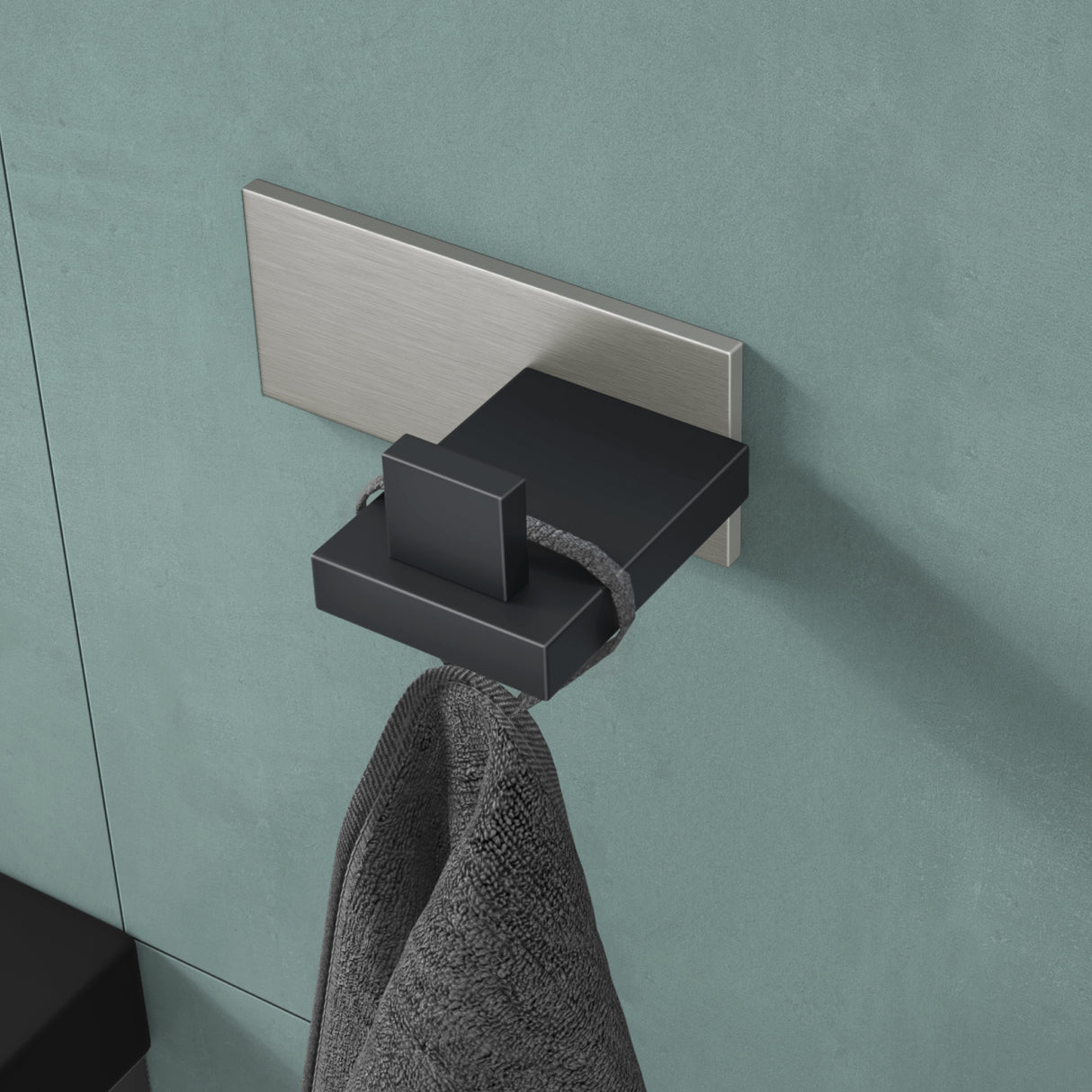 glasvilla Appendiabiti da Parete in Acciaio Inossidabile 304, Attaccapanni da Muro per Camera da Letto, Ingresso, Cucina, Stalo-06+Stalo-07