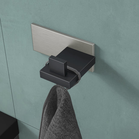 glasvilla Appendiabiti da Parete in Acciaio Inossidabile 304, Attaccapanni da Muro per Camera da Letto, Ingresso, Cucina, Stalo-06+Stalo-07