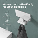 glasvilla Appendiabiti da Parete in Acciaio Inossidabile 304, Attaccapanni da Muro per Camera da Letto, Ingresso, Cucina, Stalo-06+Stalo-07