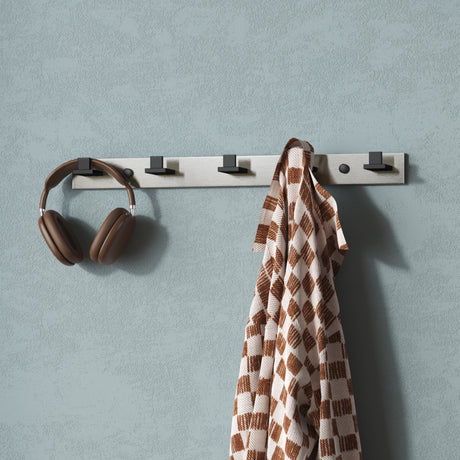 glasvilla Appendiabiti da Parete in Acciaio Inossidabile 304, Attaccapanni da Muro per Camera da Letto, Ingresso, Cucina, Stalo-06+Stalo-07