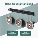 glasvilla Appendiabiti da Parete in Acciaio Inossidabile 304, Attaccapanni da Muro per Camera da Letto, Ingresso, Cucina, Stalo-06+Stalo-07