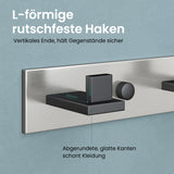 glasvilla Appendiabiti da Parete in Acciaio Inossidabile 304, Attaccapanni da Muro per Camera da Letto, Ingresso, Cucina, Stalo-06+Stalo-07