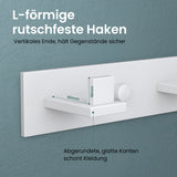 glasvilla Appendiabiti da Parete in Acciaio Inossidabile 304, Attaccapanni da Muro per Camera da Letto, Ingresso, Cucina, Stalo-06+Stalo-07