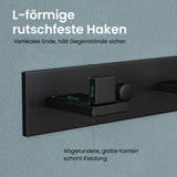 glasvilla Appendiabiti da Parete in Acciaio Inossidabile 304, Attaccapanni da Muro per Camera da Letto, Ingresso, Cucina, Stalo-06+Stalo-07