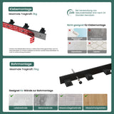 glasvilla Appendiabiti da Parete in Acciaio Inossidabile 304, Attaccapanni da Muro per Camera da Letto, Ingresso, Cucina, Stalo-06+Stalo-07