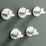 Glasvilla Design – Ganchos de pared de acero inoxidable Stalo-08 / Stalo-09 con montaje adhesivo o atornillado