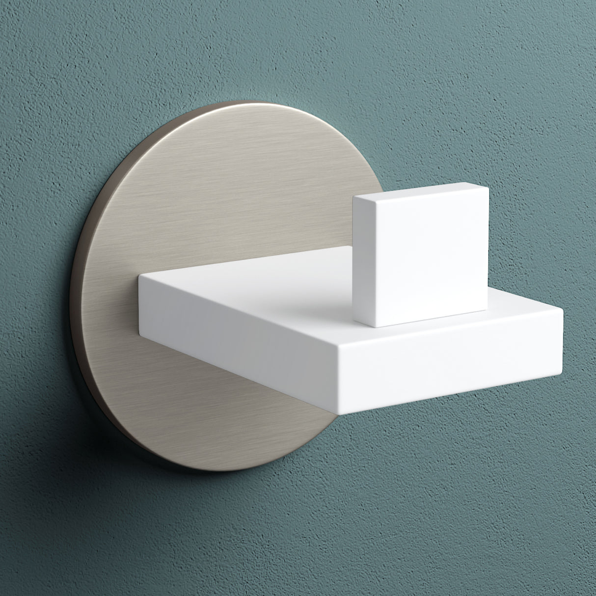 Glasvilla Design – Ganchos de pared de acero inoxidable Stalo-08 / Stalo-09 con montaje adhesivo o atornillado