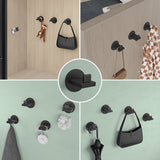 Glasvilla Design – Ganchos de pared de acero inoxidable Stalo-08 / Stalo-09 con montaje adhesivo o atornillado