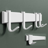 glasvilla Patère à visser ou à coller, porte-manteau en aluminium, patère murale Stalo-12