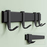 glasvilla Patère à visser ou à coller, porte-manteau en aluminium, patère murale Stalo-12