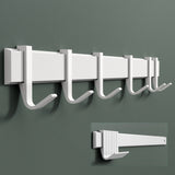 glasvilla Patère à visser ou à coller, porte-manteau en aluminium, patère murale Stalo-12