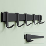 glasvilla Patère à visser ou à coller, porte-manteau en aluminium, patère murale Stalo-12