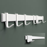 glasvilla Patère à visser ou à coller, porte-manteau en aluminium, patère murale Stalo-12