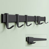 glasvilla Patère à visser ou à coller, porte-manteau en aluminium, patère murale Stalo-12