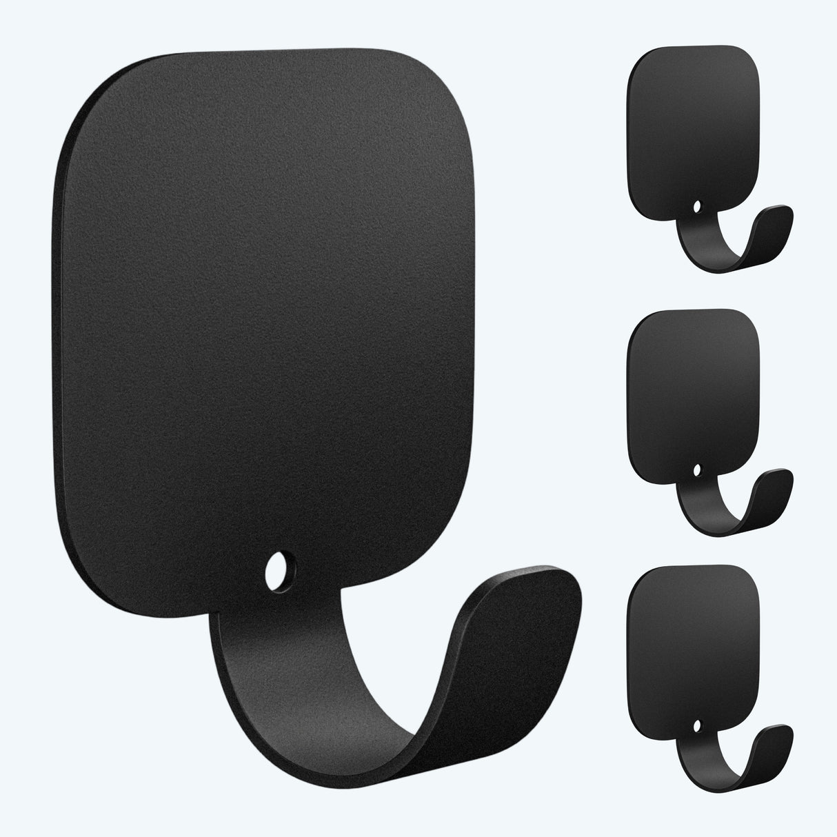glasvilla Ganci da Parete in Lega di Alluminio, Attaccapanni da Muro 4pcs per Camera da Letto, Ingresso, Cucina, Stalo-15
