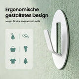 glasvilla Patères murales 4 pièces en alliage d'aluminium Patère de porte-manteau Crochets de porte-manteau Stalo-16