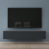 glasvilla Table TV Meuble TV Poignée Dissimulée avec Fermeture en Douceur Meuble Mural Bas pour Salon Fernsehschrank02