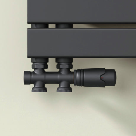 glasvilla Robinet de Radiateur avec Régulateur et Réglage de la Température de 6° à 28° Robinet Thermostatique