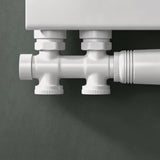glasvilla Robinet de Radiateur avec Régulateur et Réglage de la Température de 6° à 28° Robinet Thermostatique
