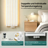 glasvilla Robinet de Radiateur avec Régulateur et Réglage de la Température de 6° à 28° Robinet Thermostatique