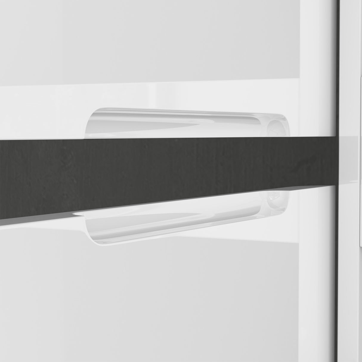glasvilla Seitenschrank Badezimmerschrank mit 2 Türen und 4 Fächern BxT: 35x20 cm Hochschrank Badregal Allzweckschrank Lucca