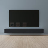glasvilla Table TV Meuble TV Poignée Dissimulée avec Fermeture en Douceur Meuble Mural Bas pour Salon Fernsehschrank02