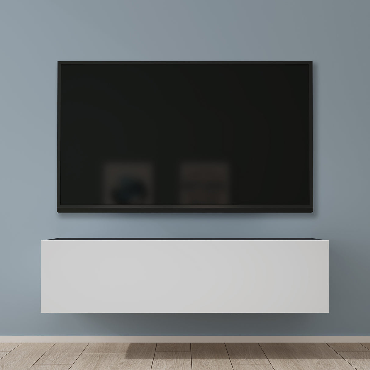 glasvilla Table TV Meuble TV Poignée Dissimulée avec Fermeture en Douceur Meuble Mural Bas pour Salon Fernsehschrank02