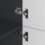 Commode de rangement à 4 portes, buffet, meuble polyvalent, meuble de rangement Glasvilla Schrank04