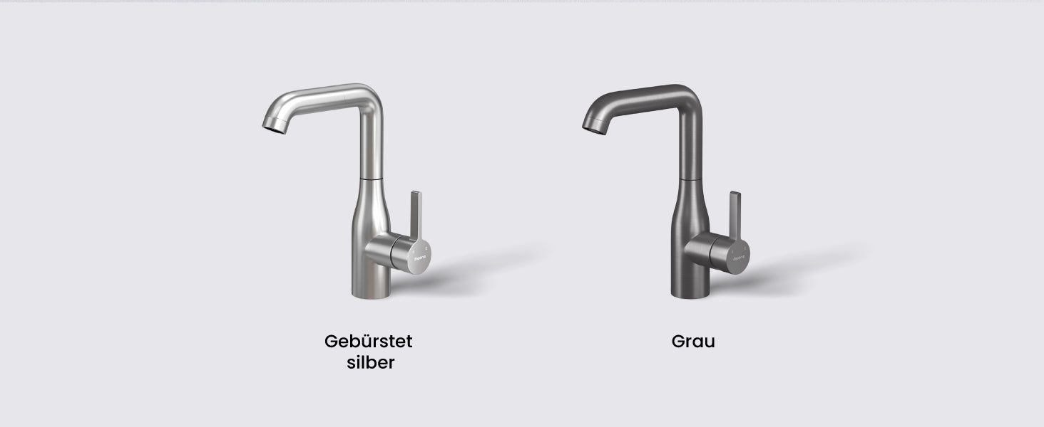 glasvilla Robinet de Cuisine avec Douchette Extractible, Mitigeur Évier Pivotant à 360°, Robinetterie en Acier Inoxydable Turnix-04