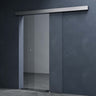 glasvilla Glasschiebetür komplettset Amalfi H: 2050mm, Griffart: Muschelgriff, inkl. Softclose-Automatik, 8mm ESG-Sicherheitsglas
