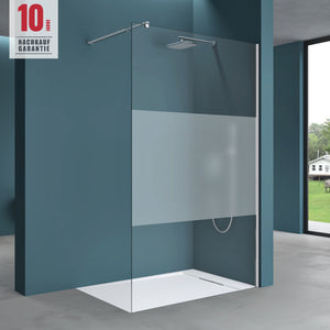glasvilla Paroi de Douche Walk In Verre de Sécurité ESG Nano 8 mm Bremen1MS