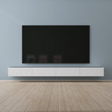 glasvilla Table TV Meuble TV Poignée Dissimulée avec Fermeture en Douceur Meuble Mural Bas pour Salon Fernsehschrank02