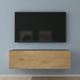 glasvilla Table TV Meuble TV Poignée Dissimulée avec Fermeture en Douceur Meuble Mural Bas pour Salon Fernsehschrank02