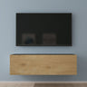 glasvilla Table TV Meuble TV Poignée Dissimulée avec Fermeture en Douceur Meuble Mural Bas pour Salon Fernsehschrank02
