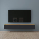 glasvilla Table TV Meuble TV Poignée Dissimulée avec Fermeture en Douceur Meuble Mural Bas pour Salon Fernsehschrank02